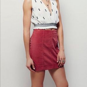 Free people skirt